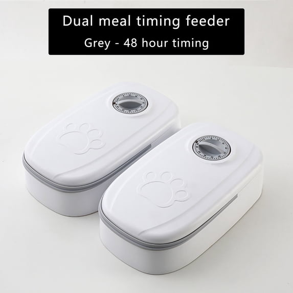 YHAICO Automatic Feeder -sealed Feeder, Pet Feeder With Timer, Timing And Control Of Dry Or Semi-wet Food, Food Dispenser, 48-hour Timing