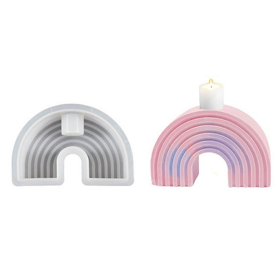 YHAICO Candle Holders Candle Holders for Table Candle Mould,Tea Light Candle,Mould,Resin Casting Candle Mould,DIY Candle Holder