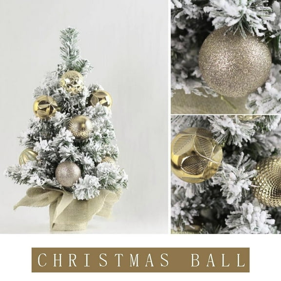 YHAICO Christmas Balls Ornaments Outdoor Christmas Decorations Halloween Glitter Hanging Balls Tree Ornaments for Crafts Holiday Xmas Party Home Decor