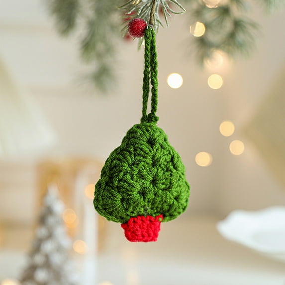 YHAICO Christmas Ornaments for Kids Ornaments for Tree Christmas Gift Ornaments Hand Woven Christmas Decorations Snowflakes Santa Claus Key Bag Christmas Woolen Socks