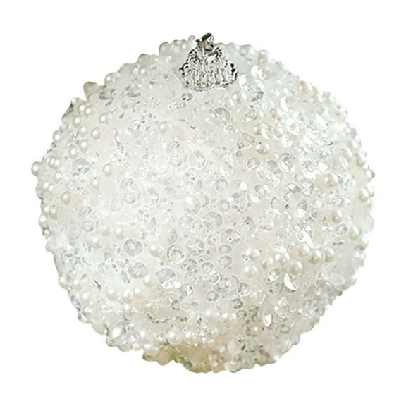 YHAICO Christmas Tree Decorations Indoor Glitter Hanging Balls Halloween Glitter Hanging Balls Tree Ornaments for Crafts Holiday Xmas Party Home Decor