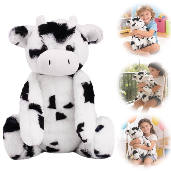 YHAICO Cow Stuffed Animals for Soft Cow Plushs for Babies Easter Surprise Gift Decoration