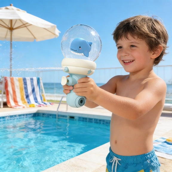 YHAICO Durable Electric Water Blaster with High Velocity - Continuous Flow Squirt Gun for Summer Entertainment