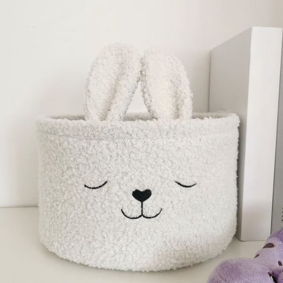 YHAICO Easter Candy Eggs Small Flower Basket Easter Gifts Bags Egg Storages for Spring Theme Party Favors(Macron Color) Happy Easter Bunny Long Ears Bags Easter Basket Buckets Easter Bags