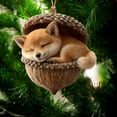 thumbnail image 1 of YHAICO Forest Animal Acorn Ornaments – Cozy Forest Christmas Ornaments, 2026 New Pine Cone Animal Figurines, Acrylic Hanging Woodland Decorations for Xmas Tree, Home & Tree, 1 of 6