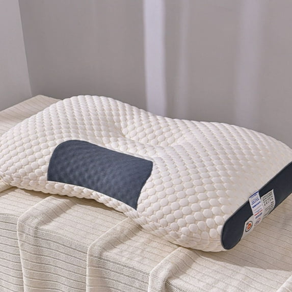 YHAICO Bed Pillows Firm Pillows Standard Size Softand Non Collapsing Core Protects The Cervical Spineand Helps Sleep Adult and Student Household Massage
