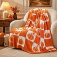 thumbnail image 1 of YHAICO Halloween Printed Throw Blanket 100x130cm - Soft Flannel Fleece for Sofa, Cozy Warm Lap Blanket for Living Room, Festive Halloween Home Decoration, 1 of 6