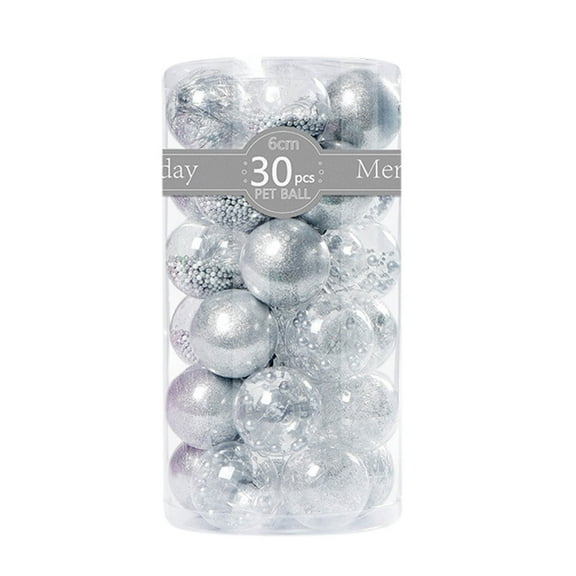 YHAICO Hanging Decorations for Bedroom Hanging Decorations for Classroom 30PCS Christmas Ball Ornaments Christmas Tree Decoration Holiday Multiple Styles Ornaments for Christmas Trees Party Ball