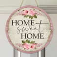 thumbnail image 1 of YHAICO Hanging Sign Hanging Signs Home Decor Wooden Doorplate Sign Hanging Flowers Spring Decoration Wooden Spring Farmhouses Rural Corridor, 1 of 6