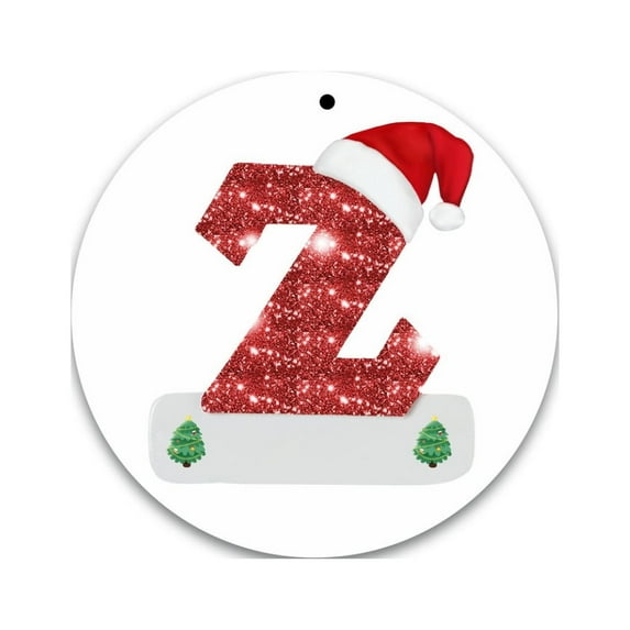 YHAICO Hanging Sign Outdoor Party Decoration Christmas Alphabet Decorations Personalized for Gift Christmas Tree Hanging Ornament DIY Decorations
