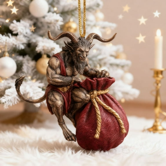 YHAICO Horror Christmas Tree Decorations,10cm/4-in Holiday Prank Series Folklore With Rope Suitable For Christmas Party Decorations