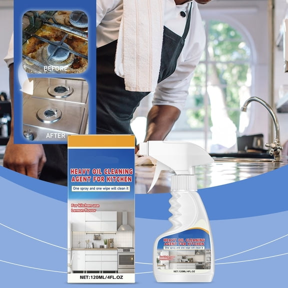 YHAICO Multi functiona Foam Cleaner Spray All Around Master Foam Cleaner 120ml Heavy Oil Cleaning Agent for Kitchen