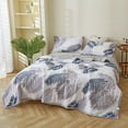 thumbnail image 1 of YHAICO Multicolor Lightweight Comforter Queen 60x80 Inch - Soft 98% Cotton Summer Quilt for Bed - Breathable All Season Blanket for AC Room, 1 of 5