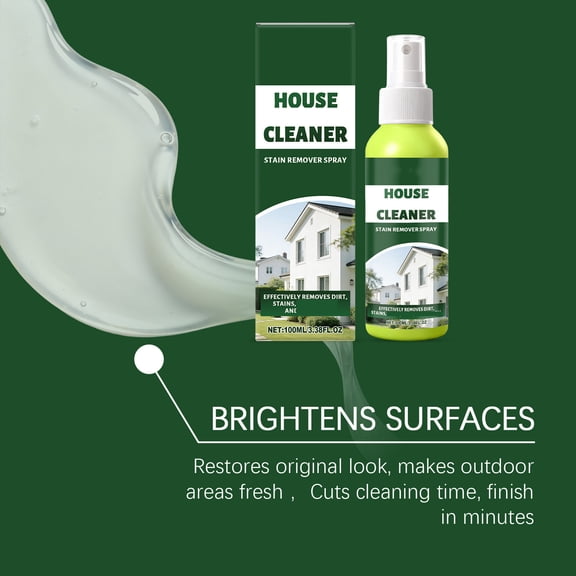 YHAICO Outdoor Concentrated Cleaner with Sodium Hypochlorite for Removal Of Stains Without Wiping Safe Outdoor Cleaner.100ml