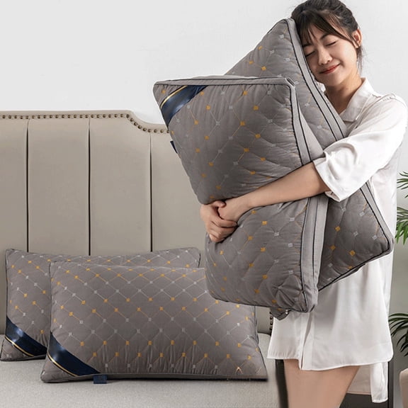 YHAICO Pillow Pillows King Size Pillow Cervical Spine Special Sleep Aid Pillow Home Pillow Fiber Pillow High Pillow