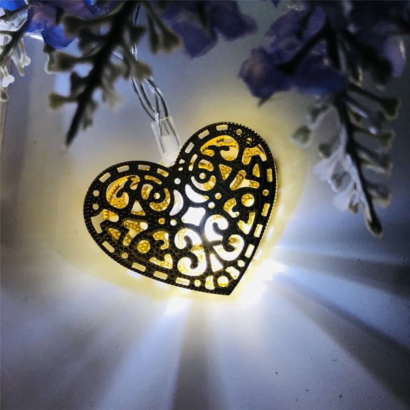 YHAICO Small Lantern Love Lights Valentine's Day Light String Small Lantern Love Lights Valentines Day Decor Love Heart Lantern Valentine's Day String Small Lantern Love Lights