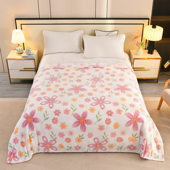 YHAICO Ultra Soft Throw Blanket Blankets Full Size Winter Thick Milk Velvet Blanket Flannel Blanket As Birthday Gifts Family Wedding Souvenir Blankets