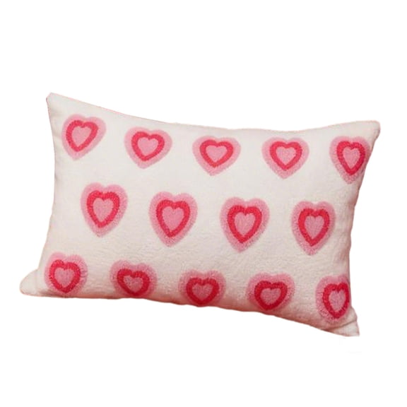 YHAICO Valentine's Day Decorative Pillowcases Holiday Pillow Covers Cute Sofa Pillowcase Valentines Heart Throw Pillow Cover for Living Room Sofa Cushions and Bed Pillowcases 30*50CM