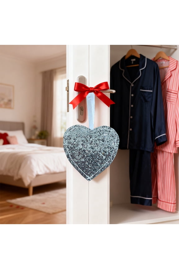 Valentines's Day Hanging Decorations Bathroom Hanging Decorations Heart Ornaments Large Heart-shaped Keychain Lock Day Gift for Couples As A Lock Accessory