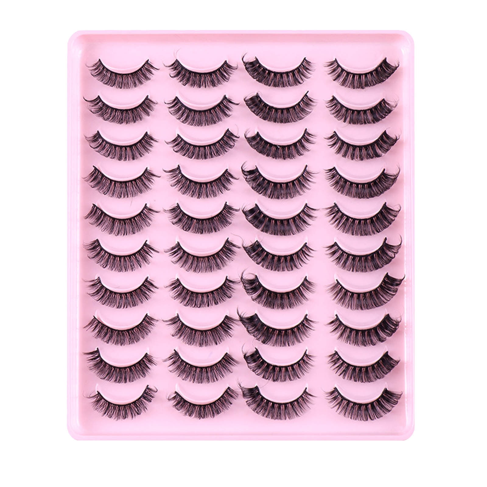 YHAIOGS & Colored Eyelashes Fluffy Eye Lashes with Color Colorful D ...