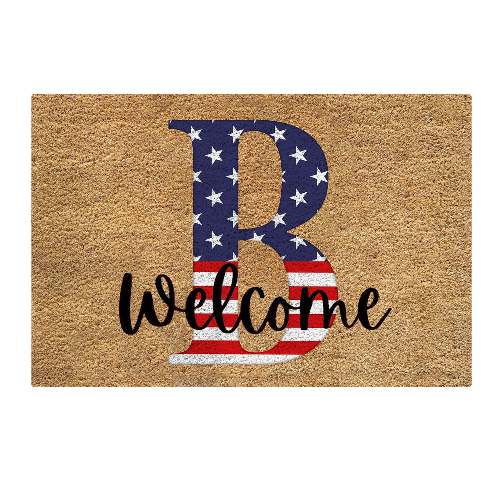 YHAIOGS Memorial Day Doormat Indoor Outdoor Rug, 4th of July Patriotic ...