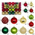 thumbnail image 1 of YHAJDS 100PCS Christmas Ball Ornaments 1.18/3.15in Shatterproof Xmas Bulbs Christmas Ornaments Set Xmas Tree Balls Hanging Balls for Wedding Holiday Halloween Party Decor Christmas Wreath Ornaments, 1 of 5