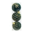thumbnail image 1 of YHAJDS 3PCS Velvet Christmas Balls 6cm/2.36in Xmas Tree Ornaments Velvet Balls Shatterproof Xmas Bulbs Decorations Ball Sets Christmas Tree Hanging Balls for Wedding Holiday Party Decorations, 1 of 5