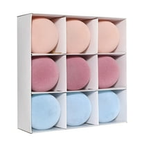 YHAJDS 9PCS Velvet Christmas Balls 8cm/3.15in Xmas Tree Ornaments Velvet Balls Shatterproof Xmas Bulbs Decorations Ball Sets Christmas Tree Hanging Balls for Wedding Holiday Party Decorations