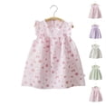 thumbnail image 1 of YHAJDS Baby Girl Sleeveless Dress Print Soft Casual Top, 1 of 3