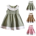 thumbnail image 1 of YHAJDS Big Girls Polka Dot Dress Sleeveless Round Neck Summer Casual Sundress for Kids, 1 of 3