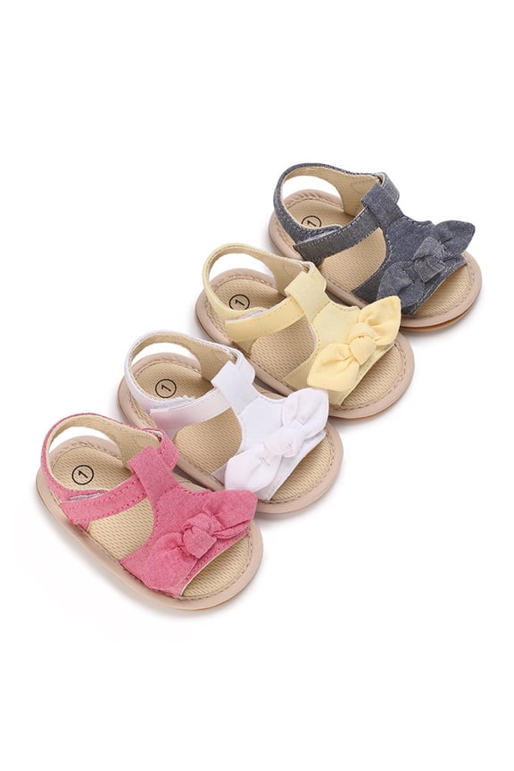 Infant Outdoor Sandals Non Slip Breathable Flat Soft Sole Summer First Walker for Baby Girl Boy 6-12 Months