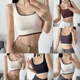 thumbnail image 1 of YHAJDS Basic Undershirt Tanks Women Solid Color Round Neck Spaghetti Strap Fitted Layering Cami Shirt, 1 of 5