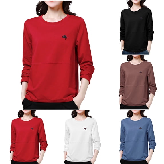 YHAJDS Casual Womens Sweatshirts Blouse Coat Solid Color Loose Half Zip Hooded Raglan Sleeve Casual Jacket For Fall Fall Winter