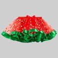 thumbnail image 1 of YHAJDS Girls Mesh Polka Print Layered Tutu Skirt with Lining Elastic Waist Performance Skirt, 1 of 3