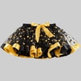 thumbnail image 1 of YHAJDS Girls Mesh Polka Print Layered Tutu Skirt with Lining Elastic Waist Performance Skirt, 1 of 3