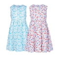 thumbnail image 1 of YHAJDS Girls Sleeveless Dress Solid Color Summer Princess Casual Toddler for 1-6 Years, 1 of 3