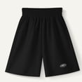 thumbnail image 1 of YHAJDS Kid Girl Summer Shorts Solid Color Knit Lightweight Knee Length Shorts, 1 of 1