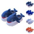 thumbnail image 1 of YHAJDS Kids Winter Slippers Warm Plush Lined Thick Sole Non Slip Cozy Footwear for Boys Girls Indoor, 1 of 3