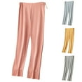thumbnail image 1 of YHAJDS Maternity Wide Leg Jeans Spring High Waist Stretch Loose Comfortable Over Belly Casual Pants, 1 of 5