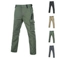 thumbnail image 1 of YHAJDS Men's Winter Casual Pants,Cargo Pants For Men Solid Color Training Pants Comfortable Pants With Multiple Pockets Warm Winter, 1 of 5
