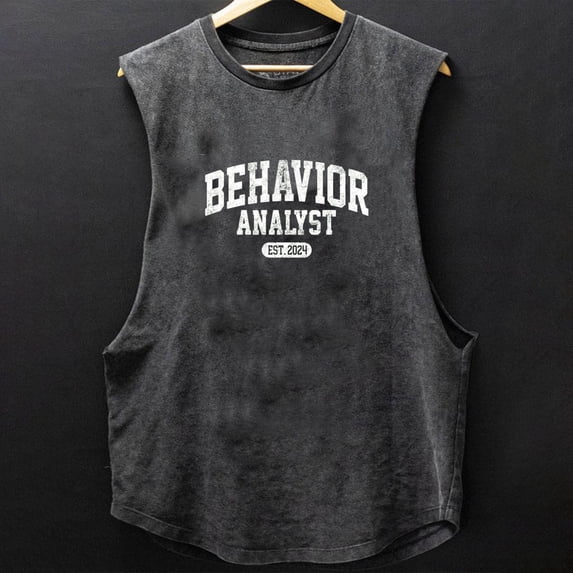 YHAJDS Men's Wide Armhole Tank Top Crew Neck Sleeveless Athletic Summer Gym Workout Tee