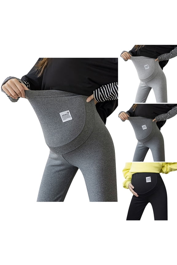 Pregnancy Yoga Pants U Shape Over Belly High Waist Slim Yoga Stretch Long Pants For Maternity