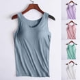 thumbnail image 1 of YHAJDS Sleepwear With Built In Bra Solid Color Camisole No Lounge Top, 1 of 5