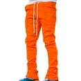thumbnail image 1 of YHAJDS Summer Mens Pants,Mens Pants Drawstring Elastic Waist Casual Flared Leg Comfortable Full Length Pants, 1 of 4