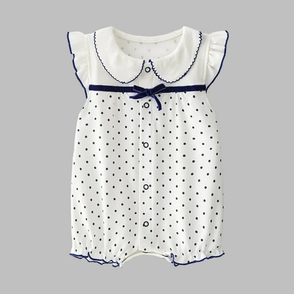 YHAJDS Toddler Baby Girls Short Sleeve Romper Tomato Print Cotton Cap Sleeve Jumpsuit Summer Infants Bodysuit Outfit