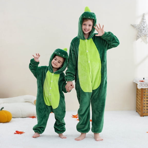 YHAJDS Toddler Fall Winter Casual Jumpsuit, Kids Jumpsuit Costume Kids Rompers Flannel Long Sleeve Cosplay for Toddlers Boys Girls Fall Winter Warm