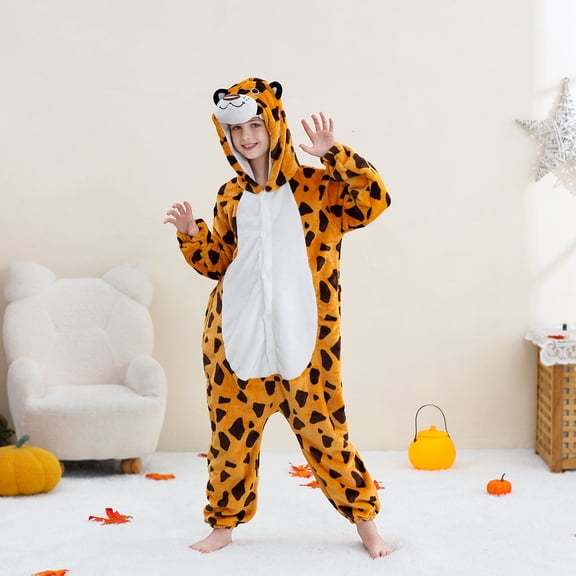 YHAJDS Toddler Fall Winter Casual Jumpsuit, Kids Jumpsuit Costume Kids Rompers Flannel Long Sleeve Cosplay for Toddlers Boys Girls Fall Winter Warm