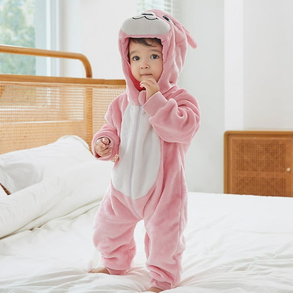 YHAJDS Toddler Fall Winter Casual Jumpsuit, Kids Jumpsuit Costume Long Sleeve Long Romper Girls Romper Cosplay Flannel And Winter Kid Clothes