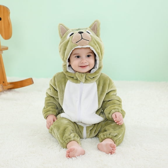 YHAJDS Toddler Fall Winter Casual Jumpsuit, Kids Jumpsuit Costume Long Sleeve Long Romper Girls Romper Cosplay Flannel And Winter Kid Clothes