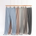 thumbnail image 1 of YHAJDS Women Fall Winter Sleepwear,Sleeping Pants Women,Pajama Pants Women Soft,Stripe Thermal Warm Loose Elastic Waist Home Wear Pants For Women Winter, 1 of 5
